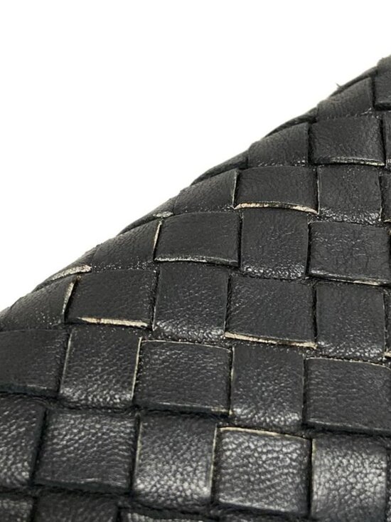 Bottega Veneta Shoulder Bag Sloane Intrecciato Black Leather - Picture 15 of 15